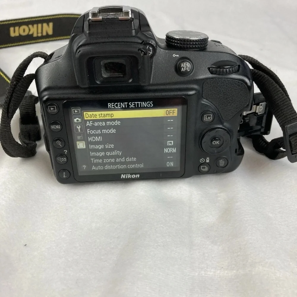 Nikon D3400 DSLR Camera w/ 18-55 Lens, SD, Strap, Battery, Charger (7.3K Shots)